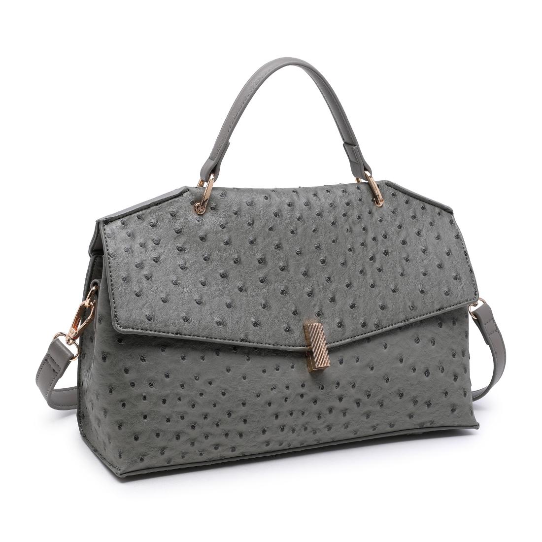 Moda Luxe Beatrice Satchel 842017143338 View 2 | Grey
