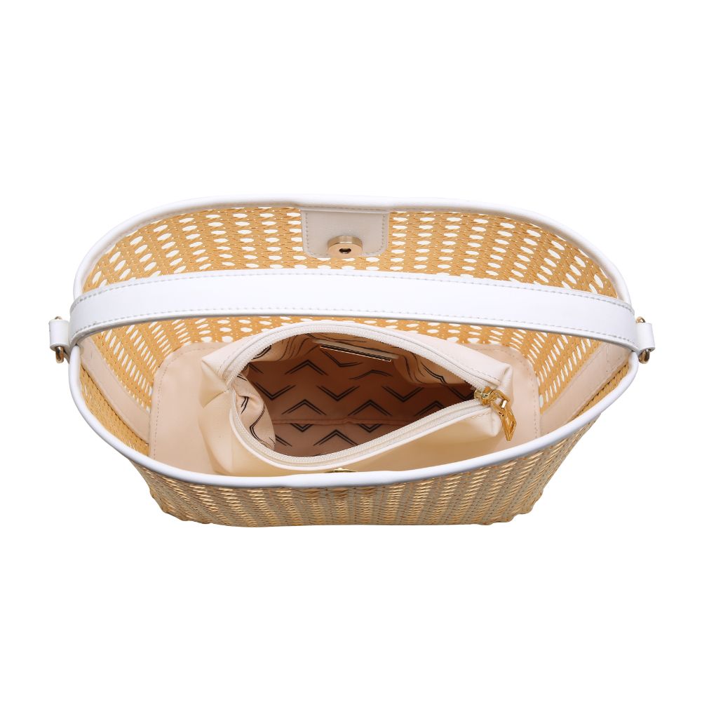Product Image of Moda Luxe Roxanne Tote 842017124085 View 4 | White