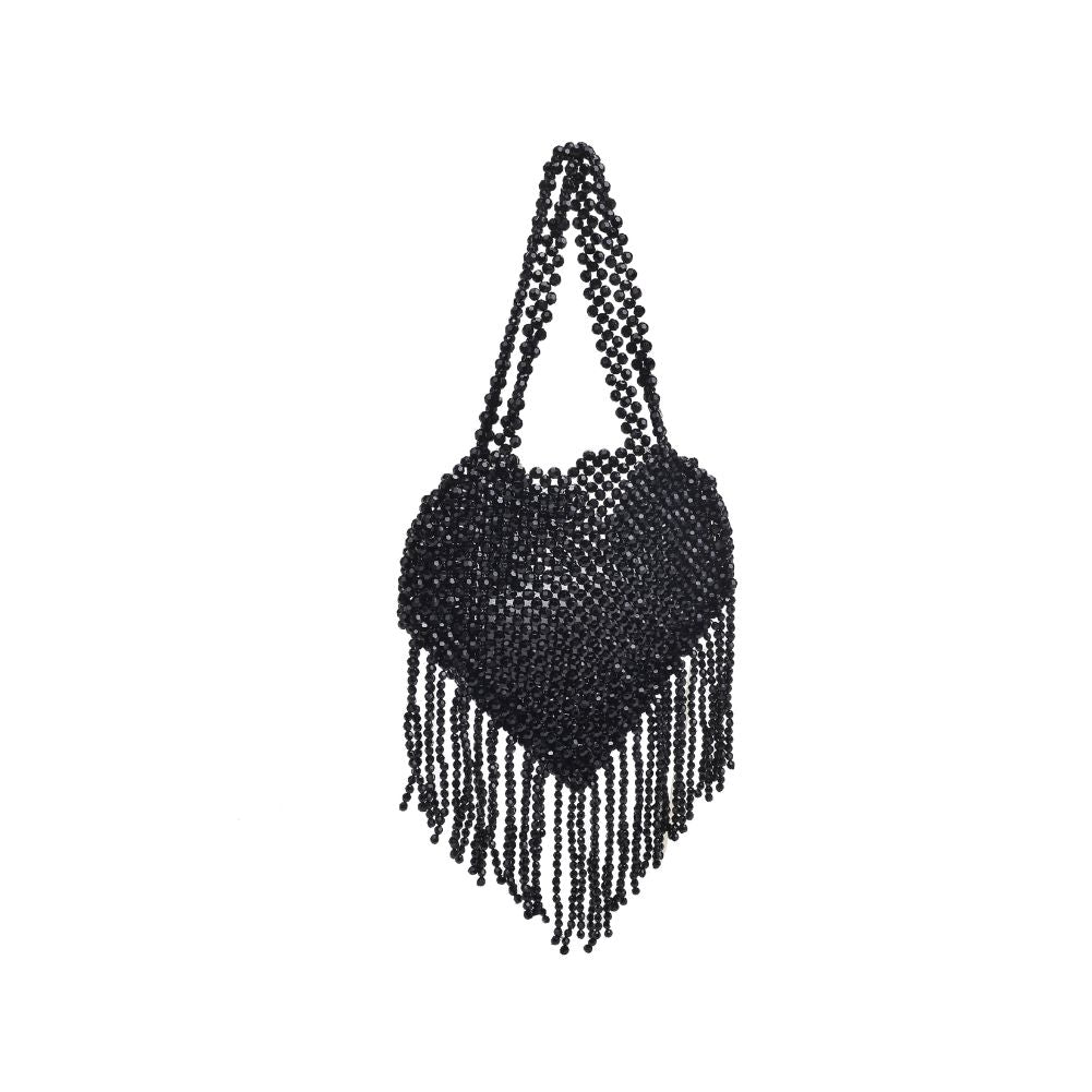 Woman wearing Black Moda Luxe Valeria Evening Bag 842017133957 View 5 | Black