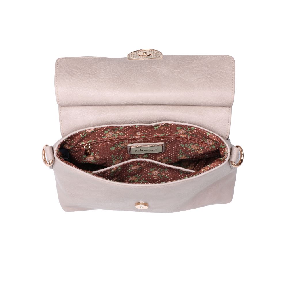 Woman wearing Nude Moda Luxe Abby Crossbody 842017128649 View 9 | Nude