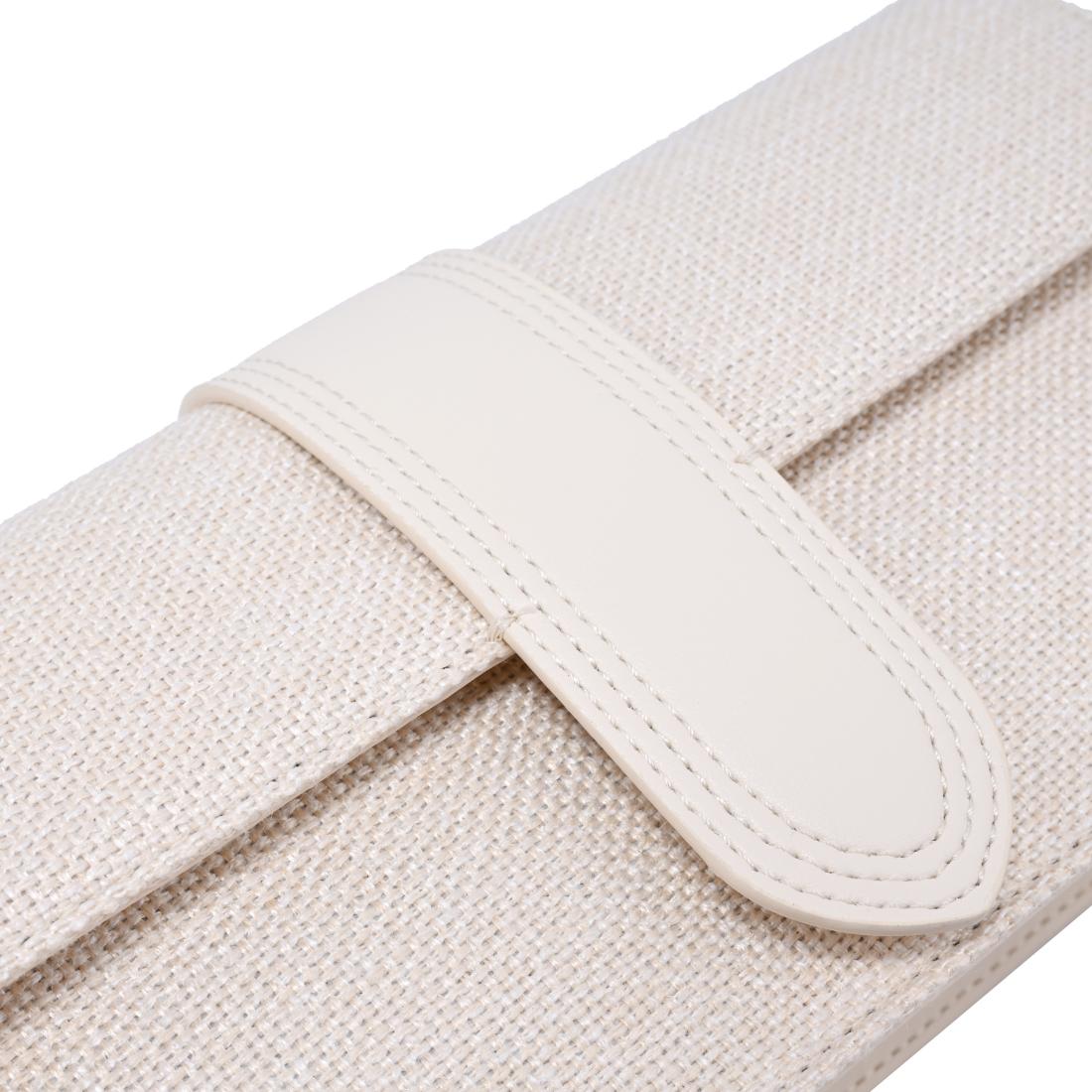 Moda Luxe Violet - Straw Monotone Crossbody 842017140139 View 8 | Ivory