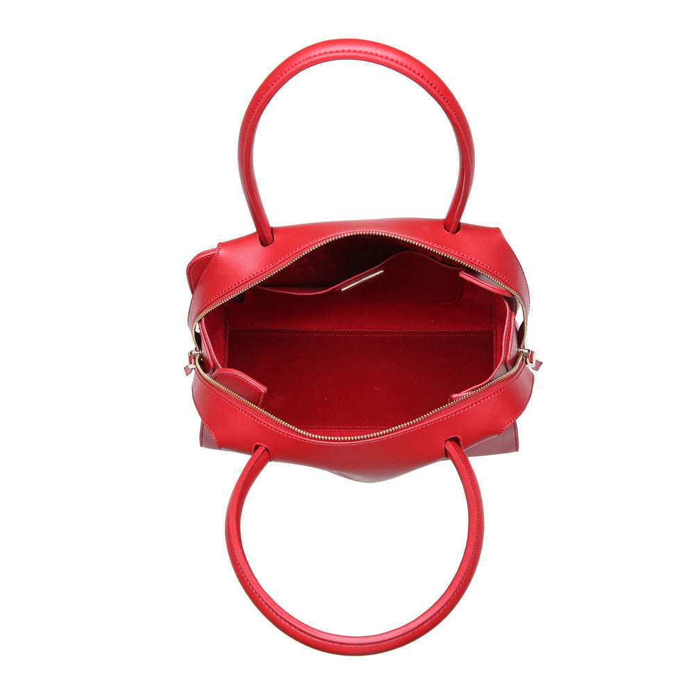 Product Image of Moda Luxe Juliette Satchel 842017114727 View 4 | Red