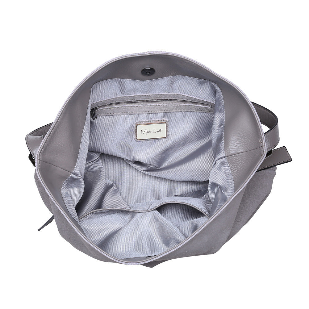 Product Image of Moda Luxe Dakota Hobo 842017115083 View 4 | Grey