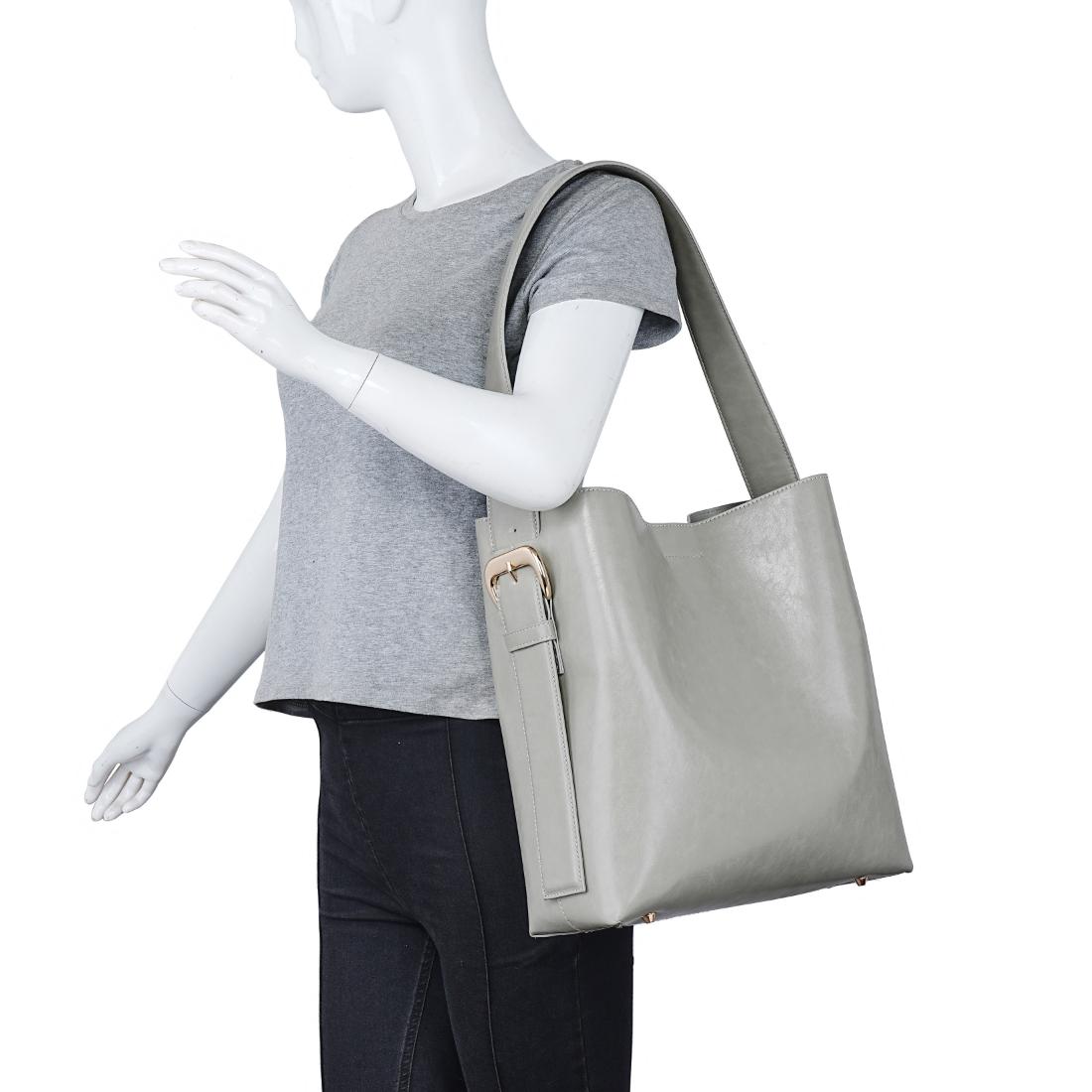 Product Image of Moda Luxe Brooke Bucket 842017140078 View 5 | Sage