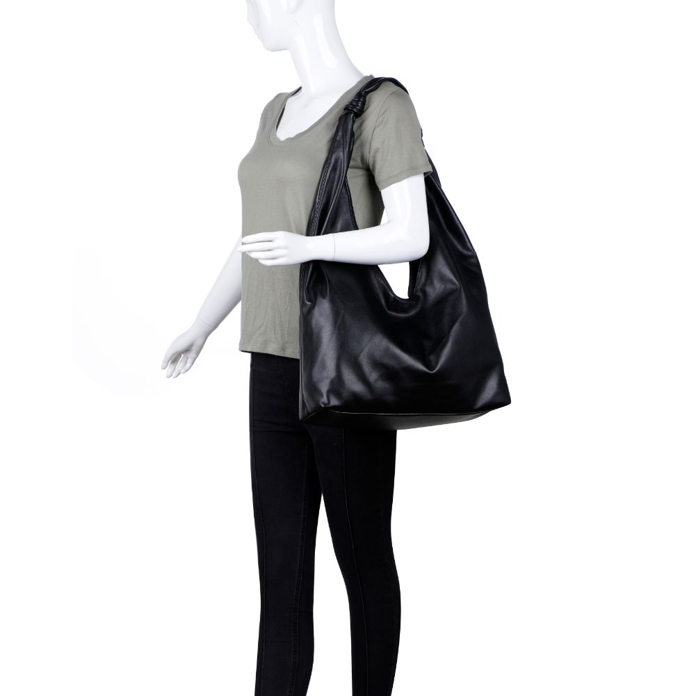 Product Image of Moda Luxe Sloan Hobo 842017125921 View 5 | Black