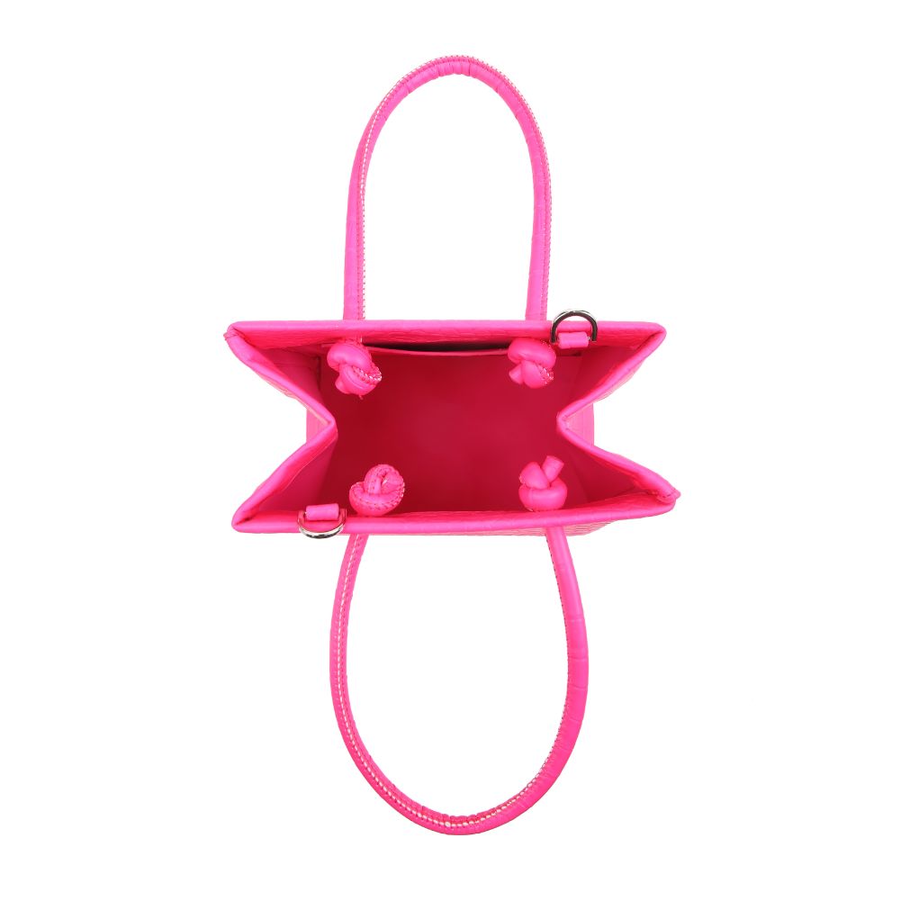 Product Image of Moda Luxe Peyton Croc Crossbody 842017125242 View 4 | Neon Pink