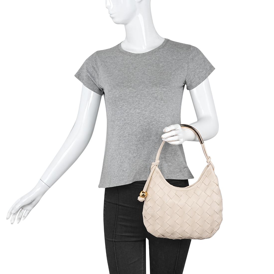 Product Image of Moda Luxe Lucia Hobo 842017141228 View 5 | Oatmilk