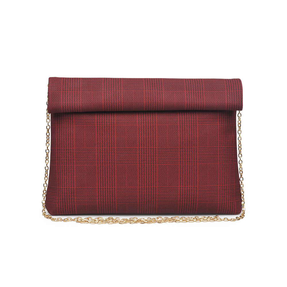 Product Image of Moda Luxe Heather Clutch 842017116653 View 5 | Red