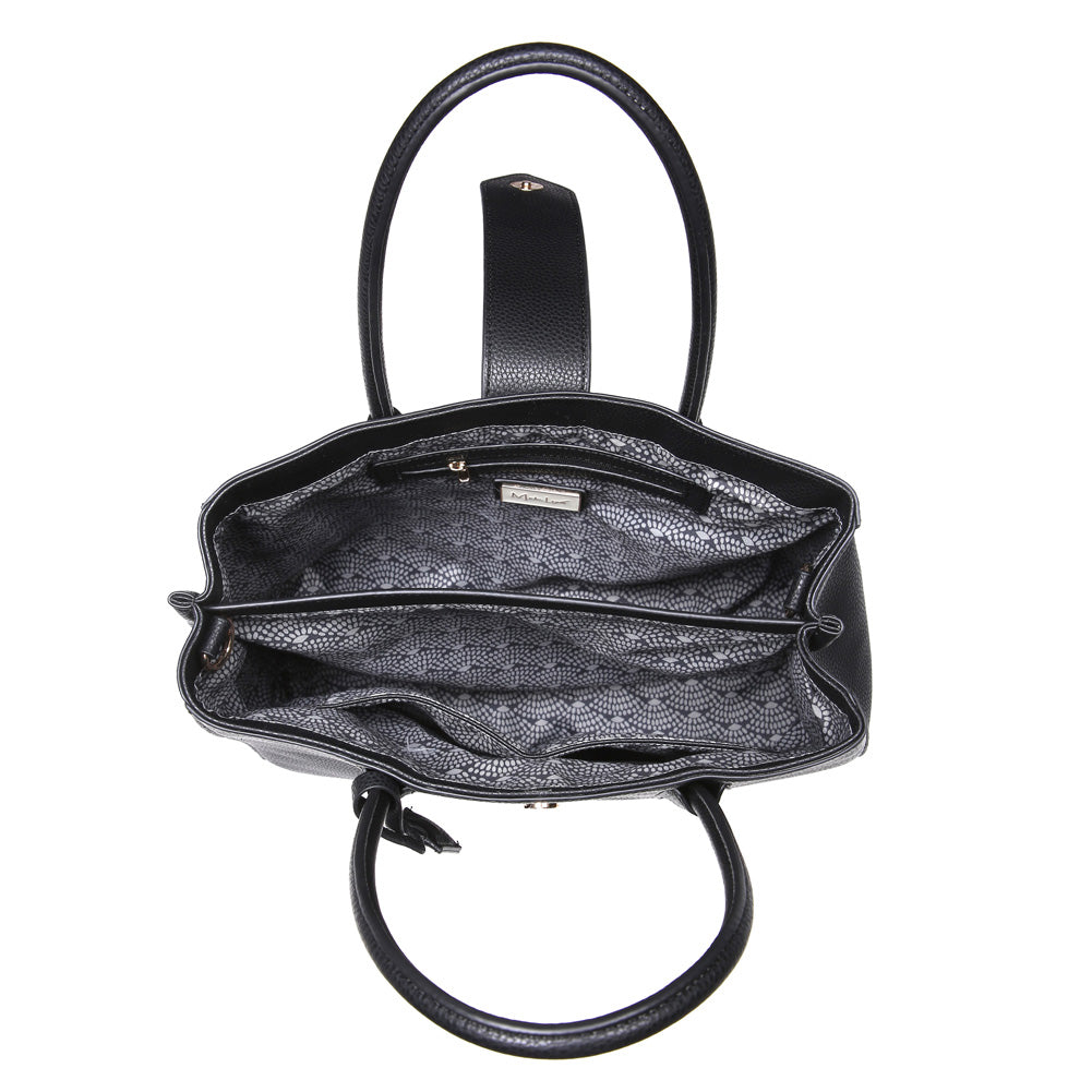 Product Image of Moda Luxe Venessa Tote 842017115960 View 4 | Black