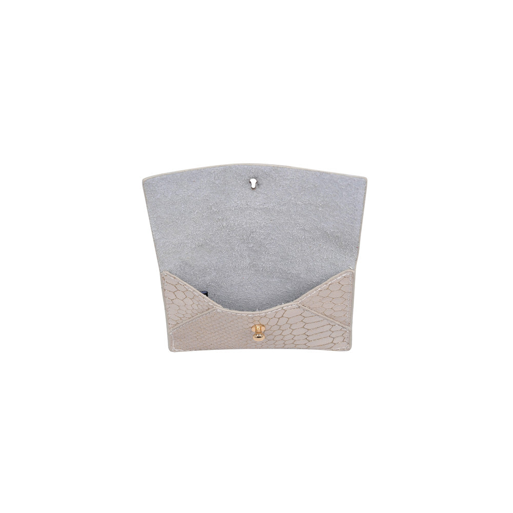 Product Image of Moda Luxe Elle Python Wallet 842017119883 View 4 | Cream