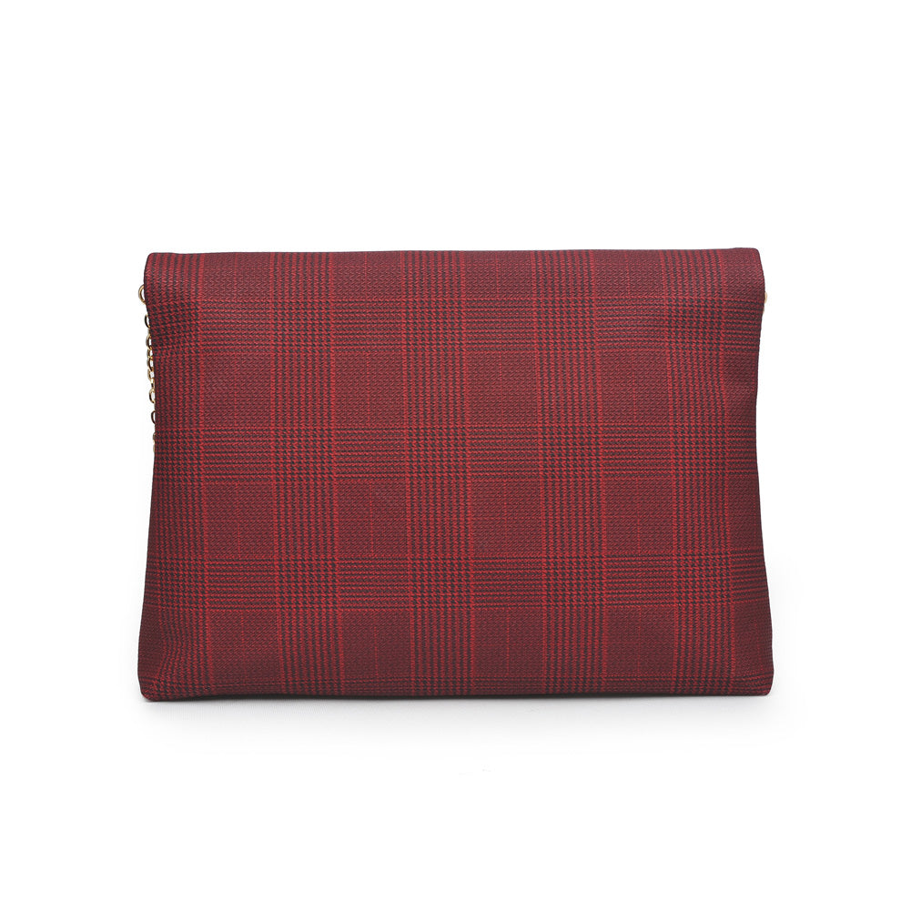 Product Image of Moda Luxe Heather Clutch 842017116653 View 7 | Red