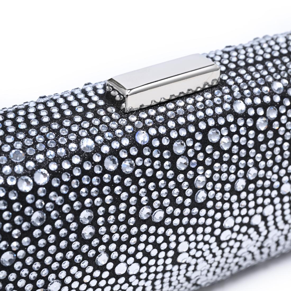 Moda Luxe Crystal Evening Bag 842017142898 View 8 | Silver