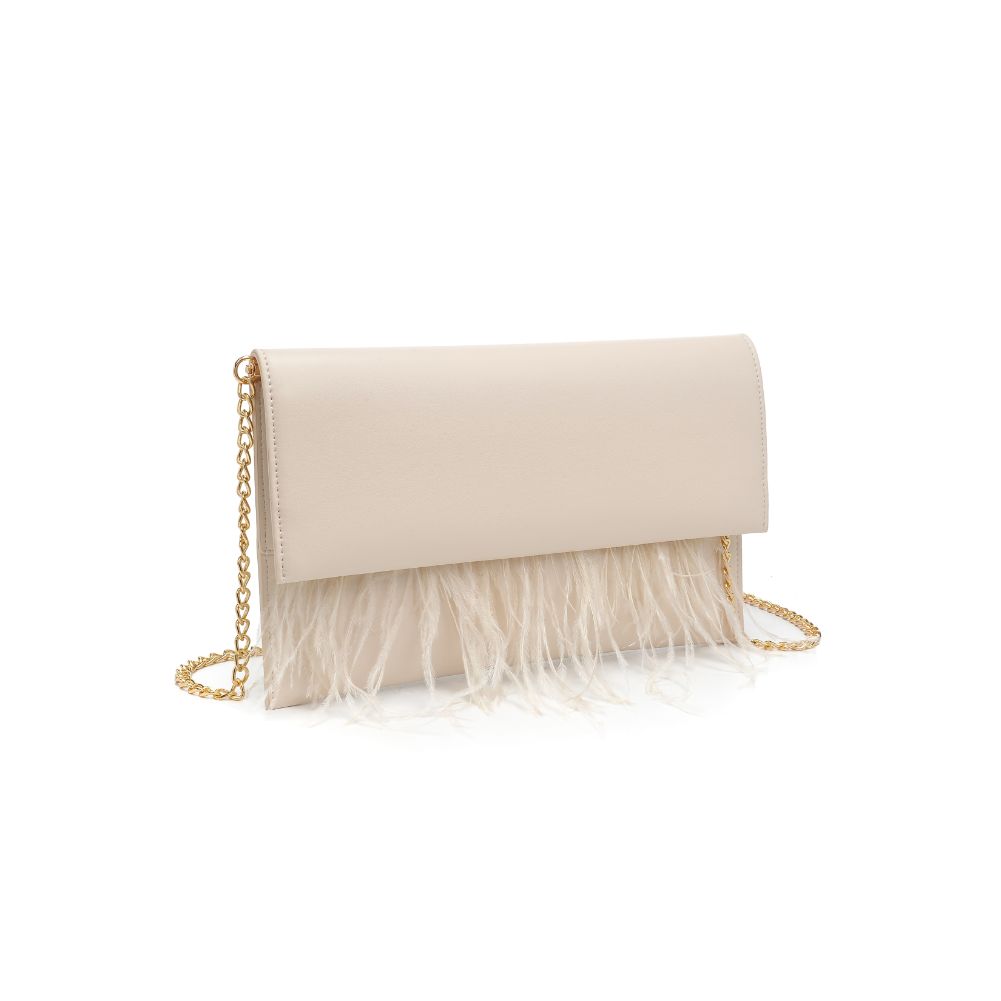 Woman wearing Nude Moda Luxe Everlee Clutch 842017131137 View 6 | Nude