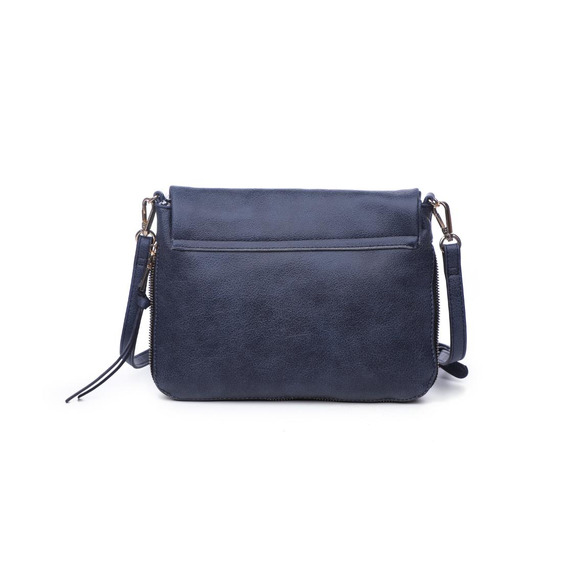 Product Image of Moda Luxe Easy Foldover Crossbody 842017109822 View 3 | Navy