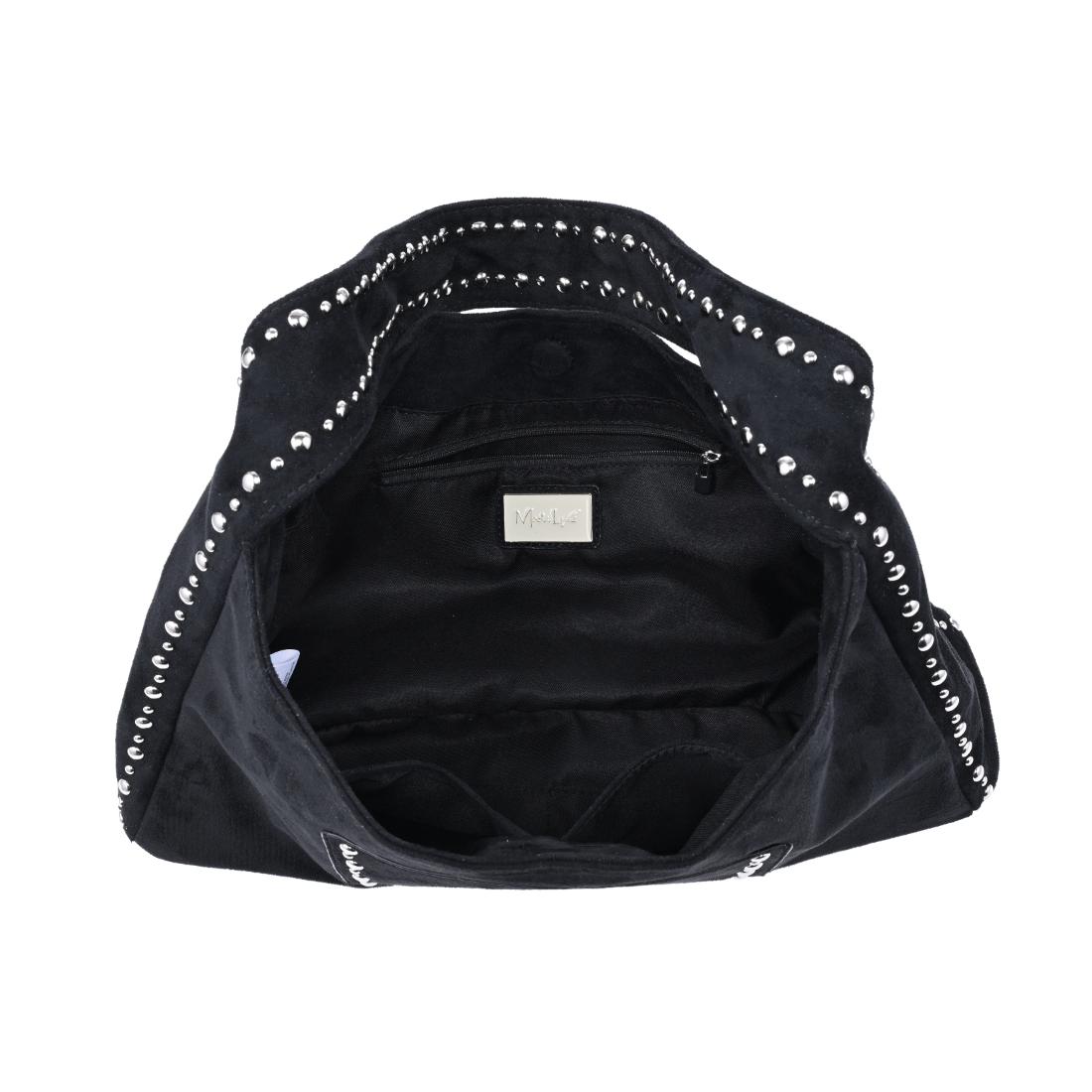 Product Image of Moda Luxe Dahlia Hobo 842017140634 View 4 | Black
