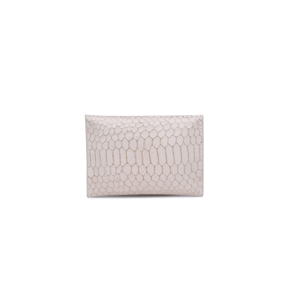 Product Image of Moda Luxe Elle Python Wallet 842017119883 View 3 | Cream
