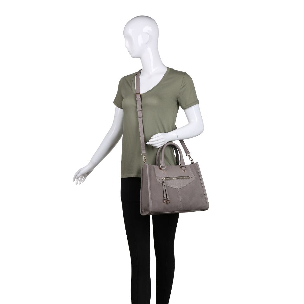 Product Image of Moda Luxe Bridgette Satchel 842017122302 View 5 | Taupe