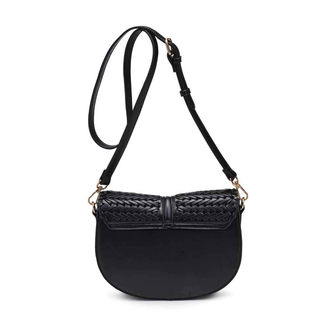 Woman wearing Black Moda Luxe Cecillia Crossbody 842017137689 View 7 | Black