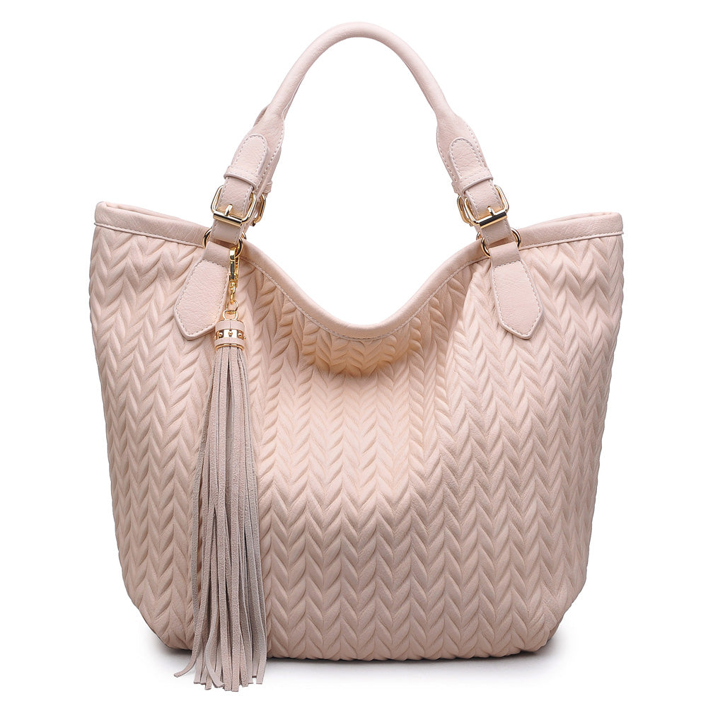 Product Image of Moda Luxe Zoey Satchel 842017103912 View 1 | Cream