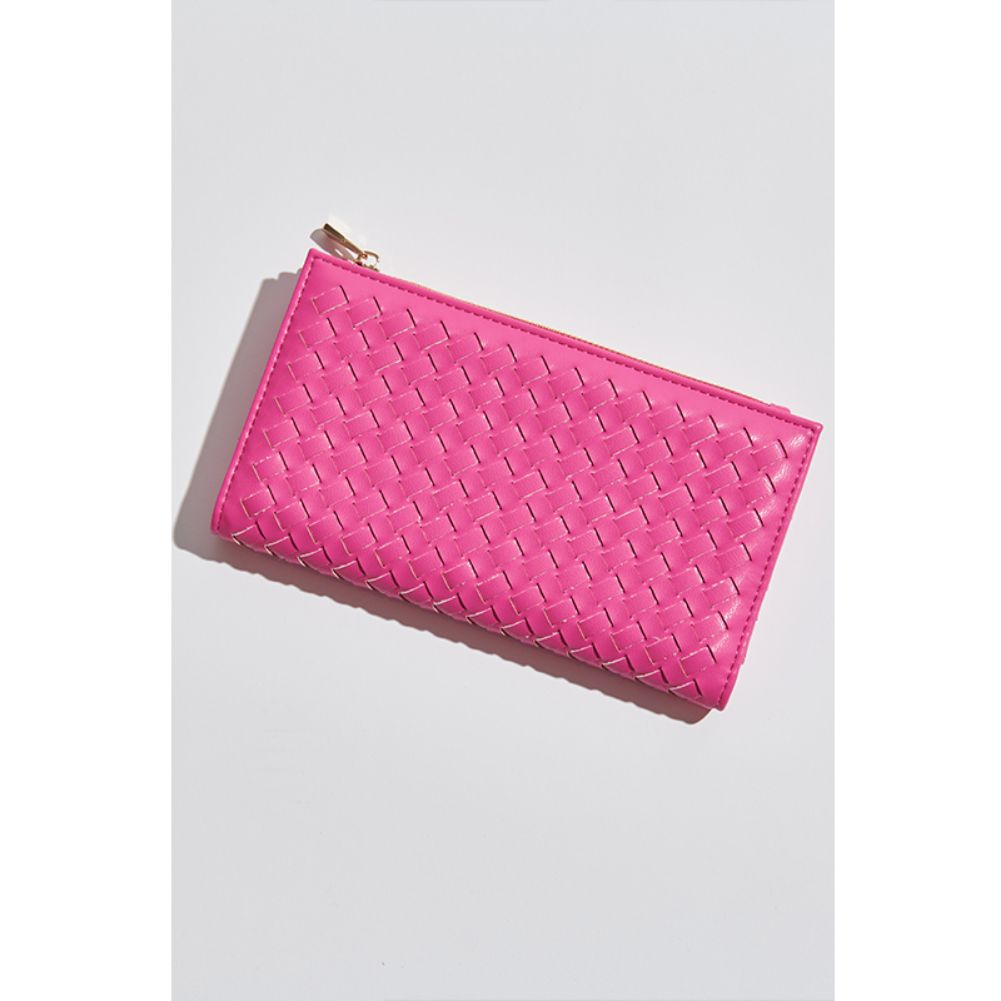 Woman wearing Hot Pink Sol and Selene Thalia Wallet 842017132356 View 1 | Hot Pink