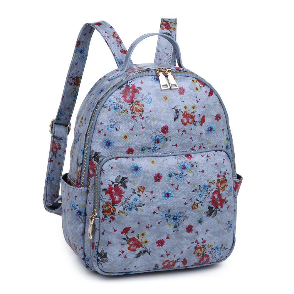 Product Image of Moda Luxe Nancy Backpack 842017119722 View 2 | Blue