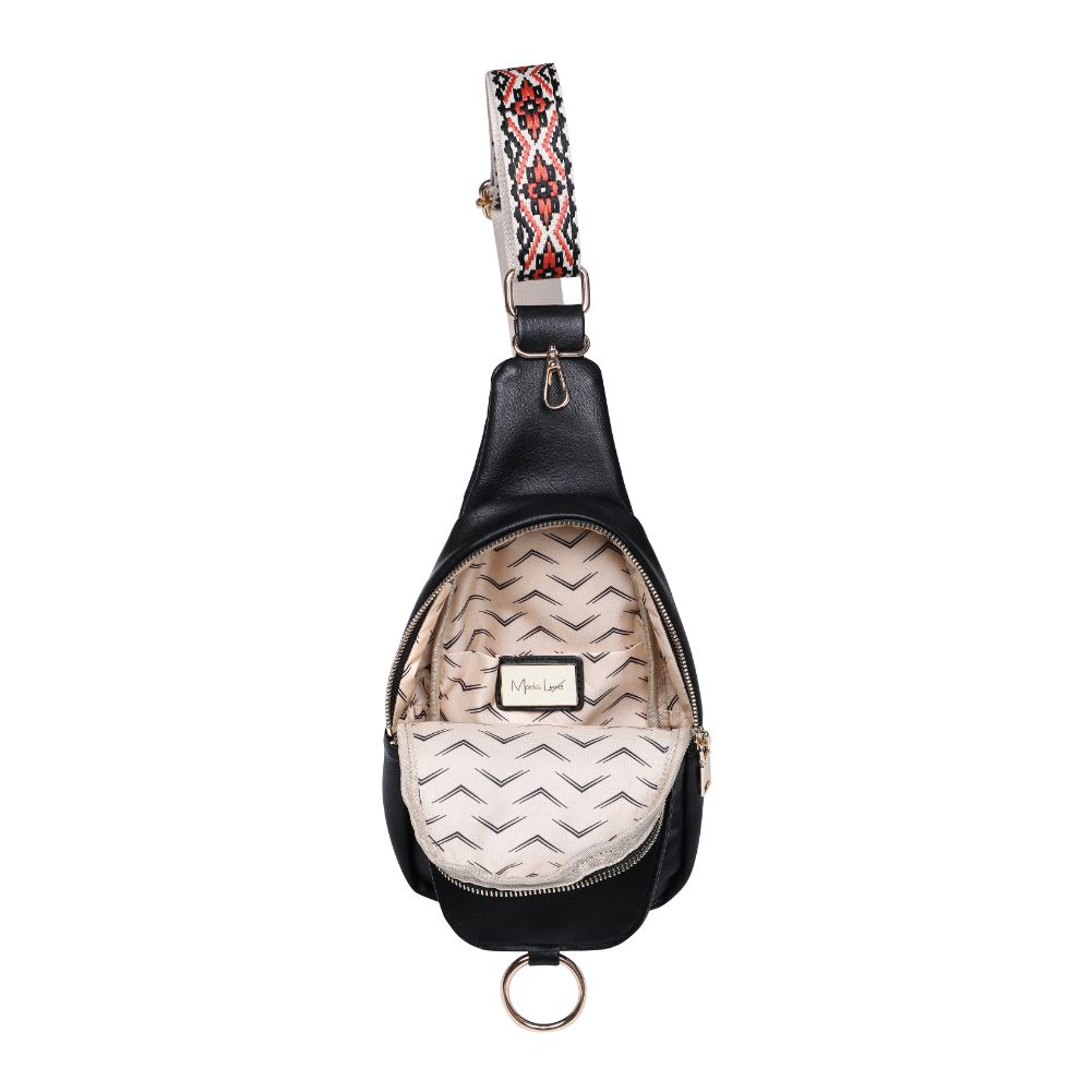 Moda Luxe Regina Sling Backpack 842017129523 View 8 | Black