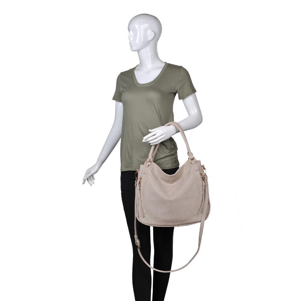 Product Image of Moda Luxe Angelica Satchel 842017123897 View 5 | Grey
