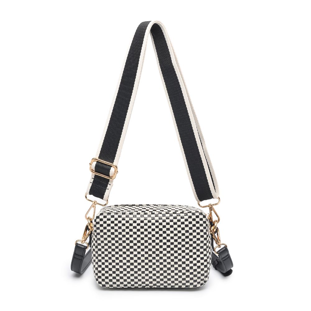 Woman wearing Black Moda Luxe Serena Crossbody 842017129011 View 7 | Black
