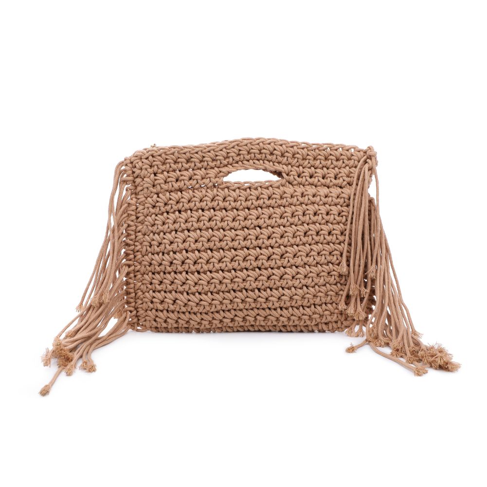 Woman wearing Natural Moda Luxe Frankie Handbag 842017129752 View 5 | Natural