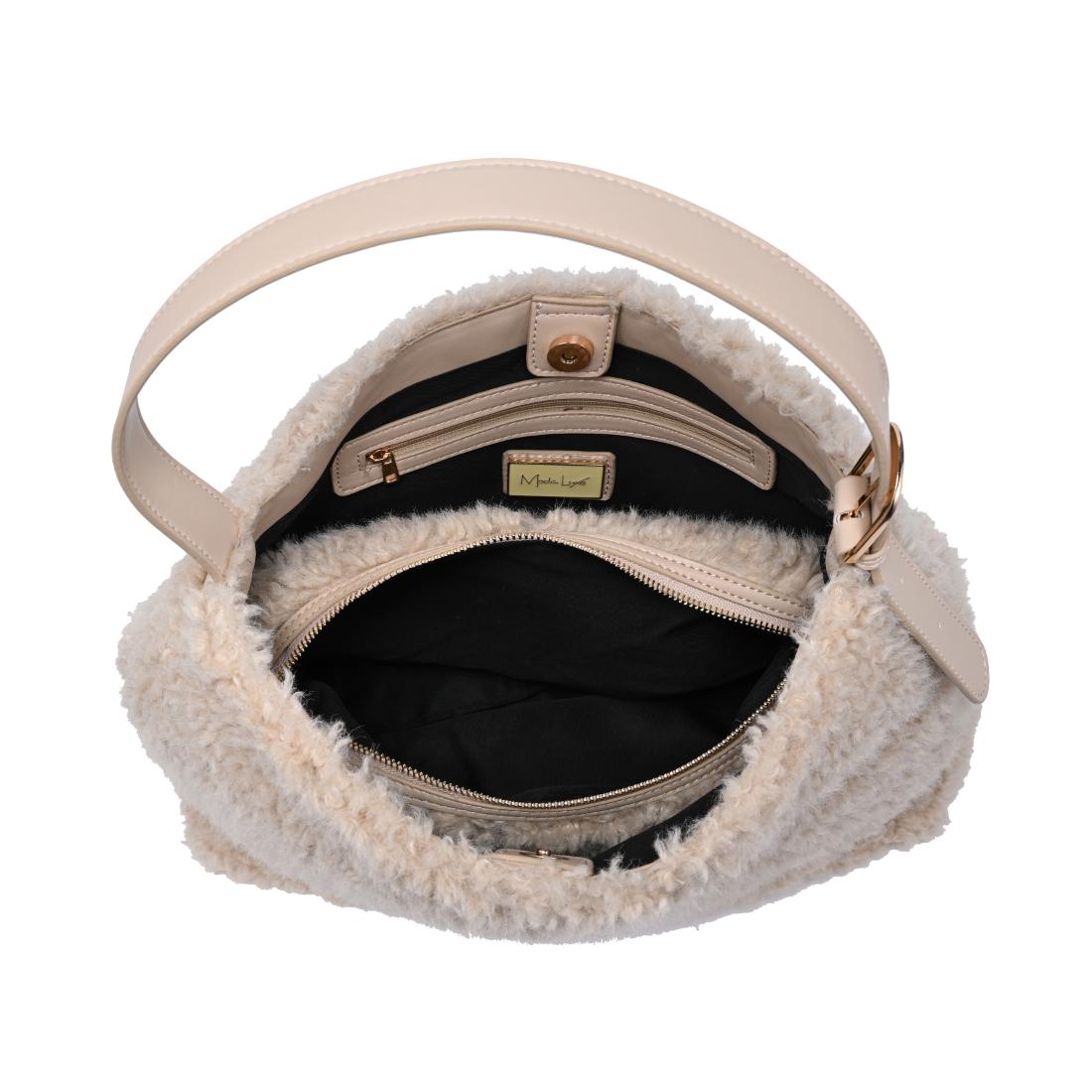 Moda Luxe Neve Sherpa Tote 842017142454 View 8 | Cream