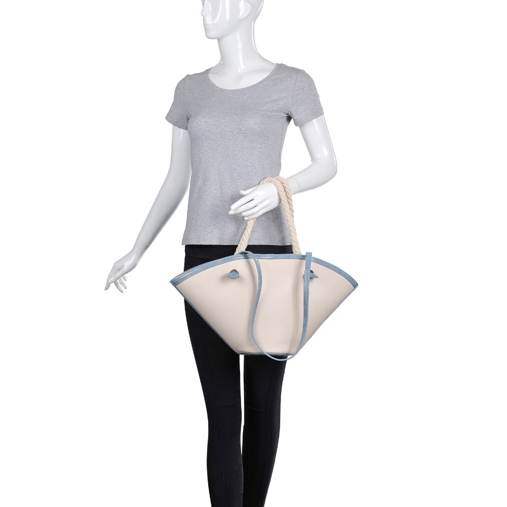 Product Image of Moda Luxe Milos Tote 842017123798 View 5 | Sky Blue