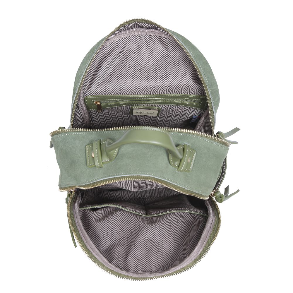 Product Image of Moda Luxe Blair Backpack 842017127376 View 8 | Sage