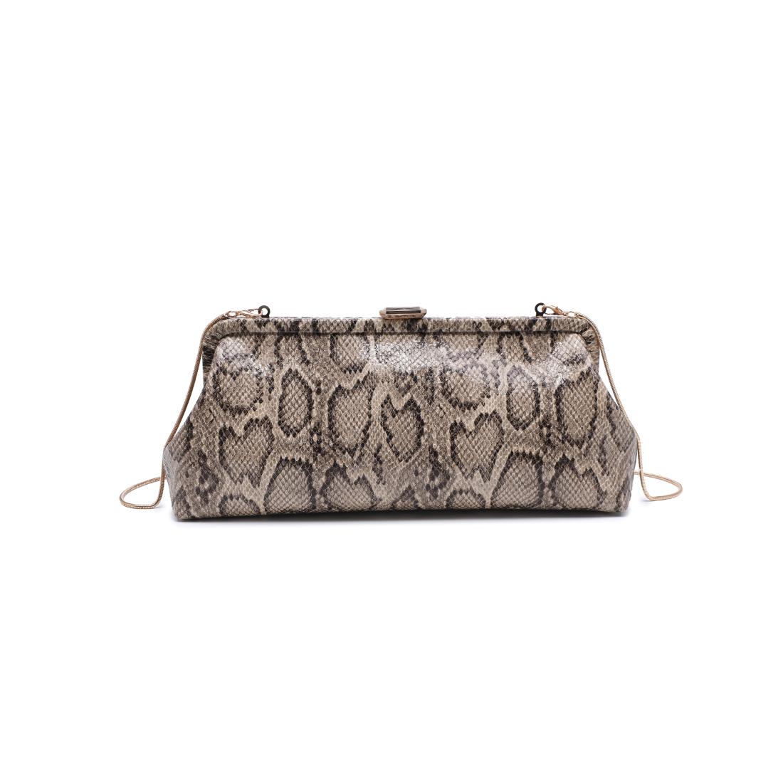 Moda Luxe Veronica Clutch 842017143475 View 3 | Natural