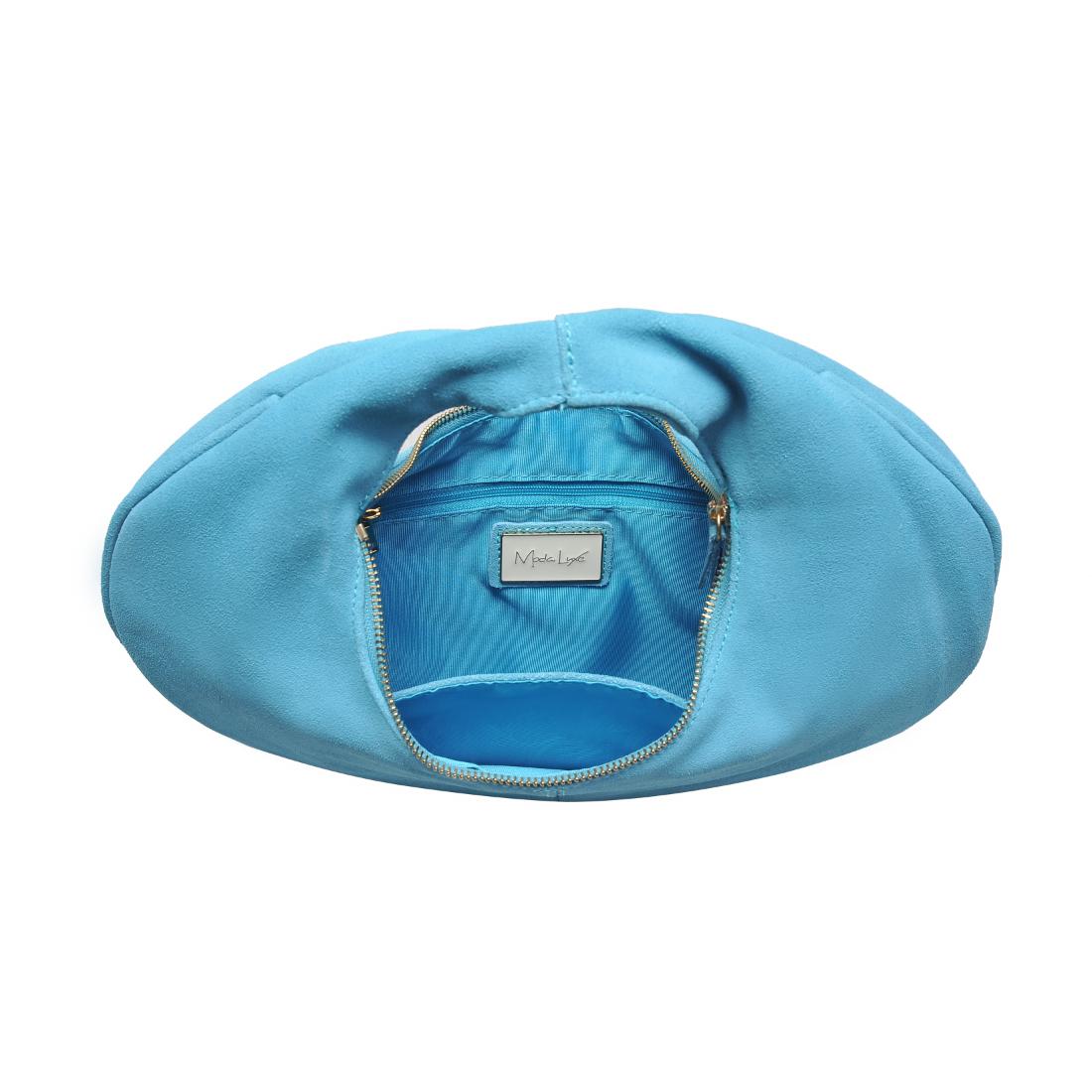 Product Image of Moda Luxe Farrah - Suede Hobo 842017138655 View 8 | Sky Blue