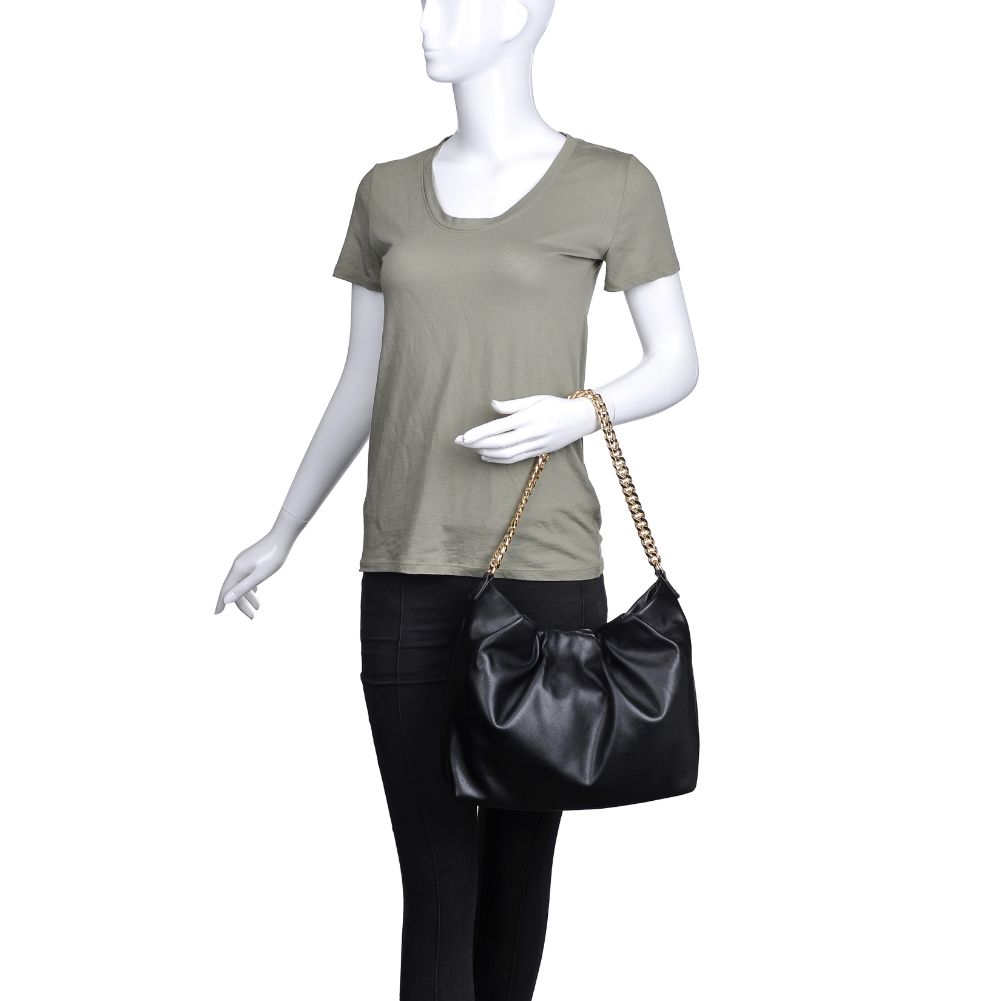 Product Image of Moda Luxe Danica Hobo 842017126478 View 5 | Black