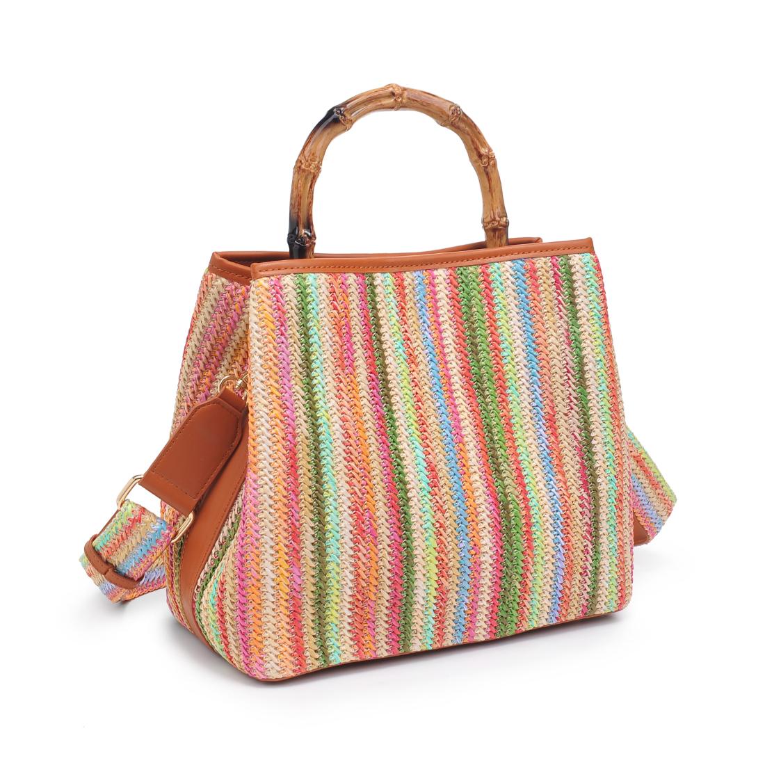 Woman wearing Multi Moda Luxe Kalani Tote 842017138570 View 6 | Multi