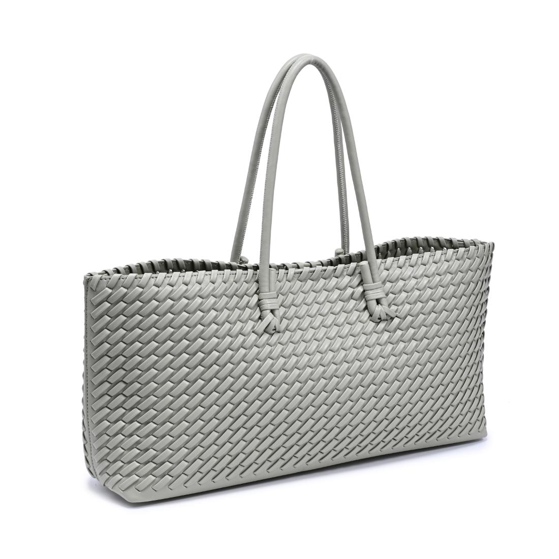 Woman wearing Sage Moda Luxe Nola Tote 842017140894 View 6 | Sage