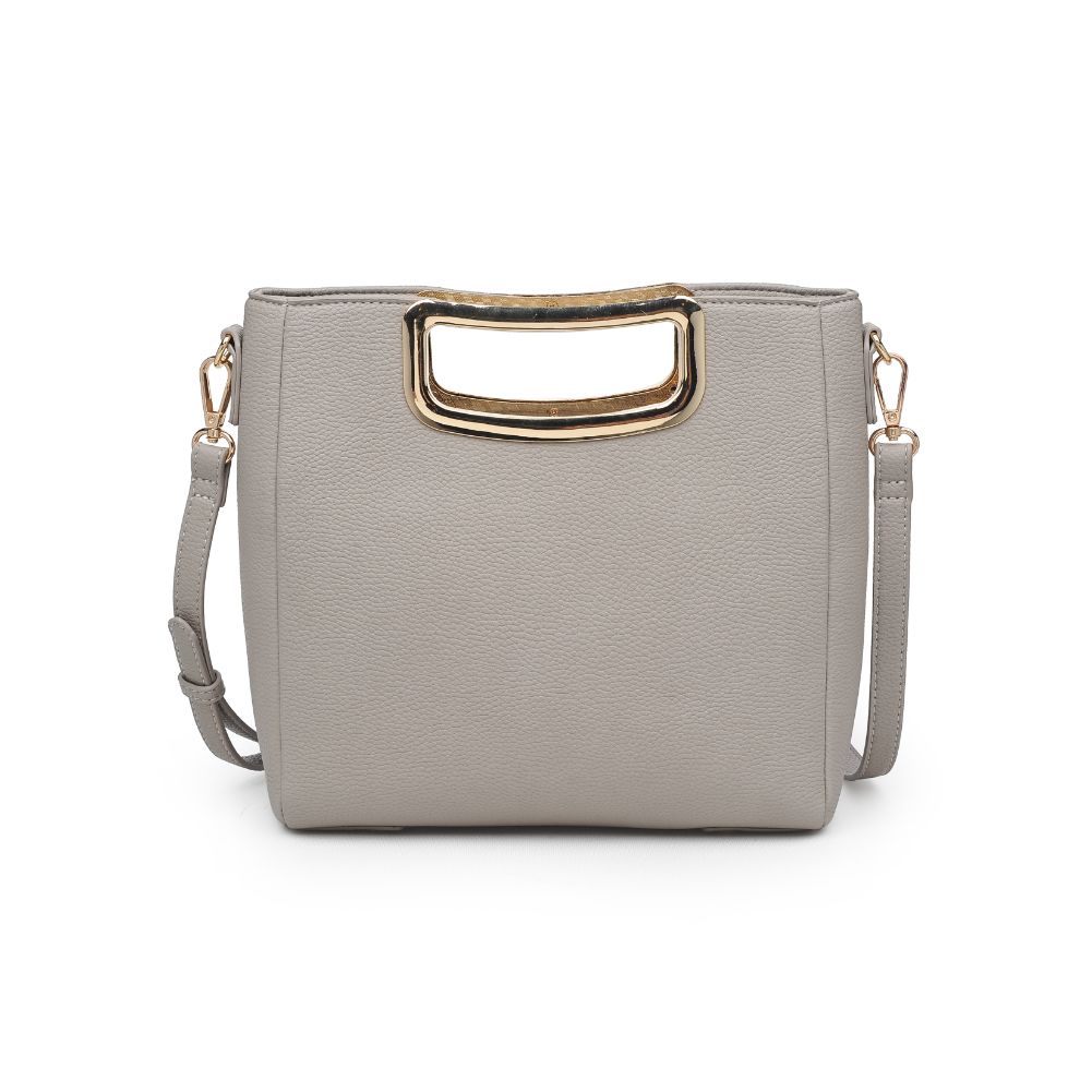 Woman wearing Grey Moda Luxe Brielle Crossbody 842017123019 View 7 | Grey