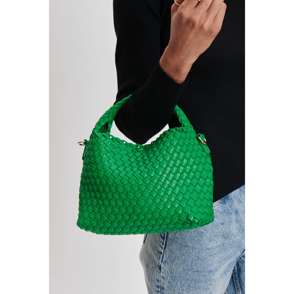 Woman wearing Kelly Green Moda Luxe Jessamine Crossbody 842017132202 View 4 | Kelly Green