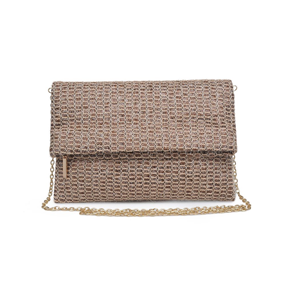 Moda Luxe Cleo Clutch 842017121442 View 1 | Caramel