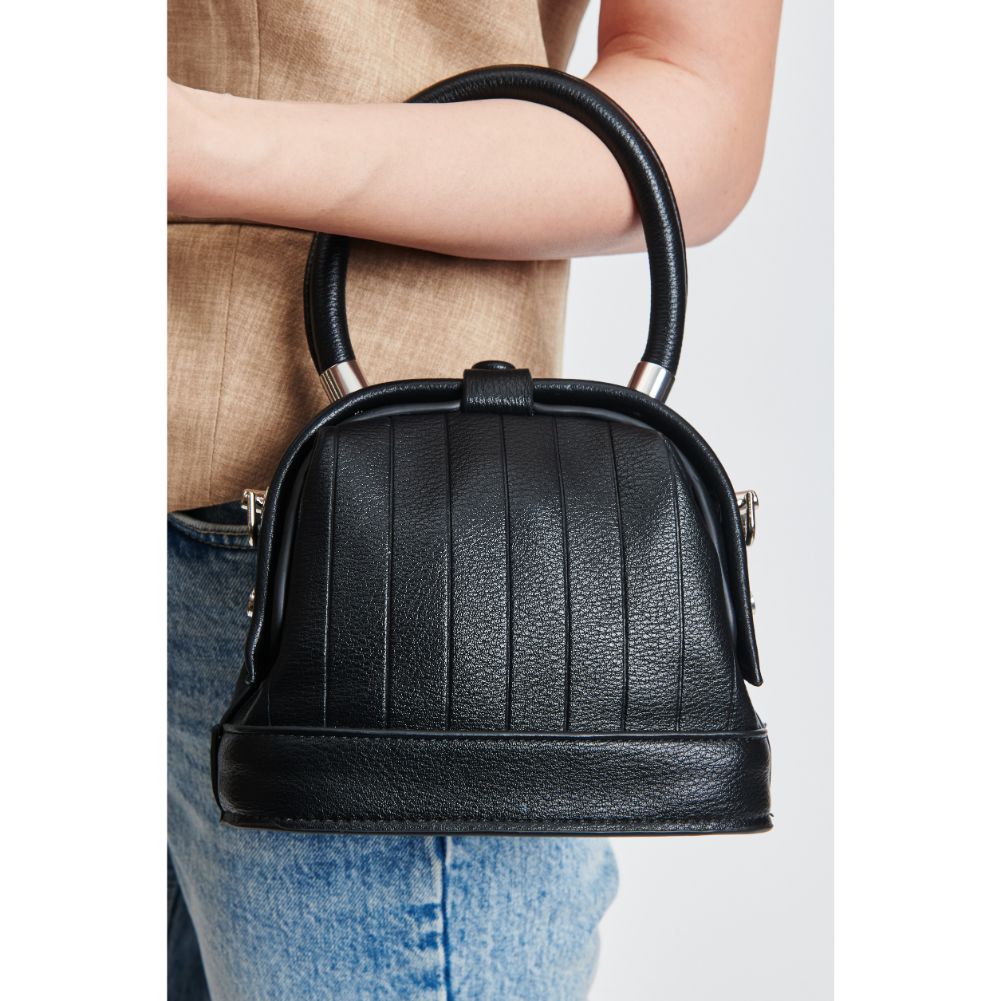 Woman wearing Black Sol and Selene Charmaine Crossbody 842017131274 View 3 | Black