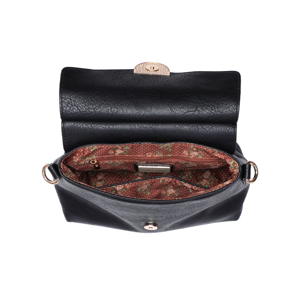 Woman wearing Black Moda Luxe Abby Crossbody 842017128601 View 9 | Black