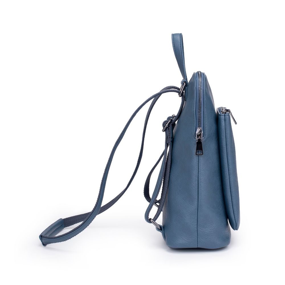 Product Image of Moda Luxe Phoebe Backpack 842017126607 View 6 | Denim