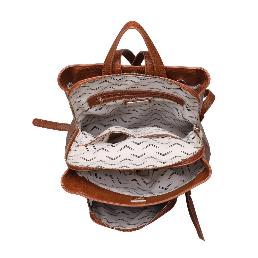 Product Image of Moda Luxe Genevieve Backpack 842017136088 View 8 | Cognac
