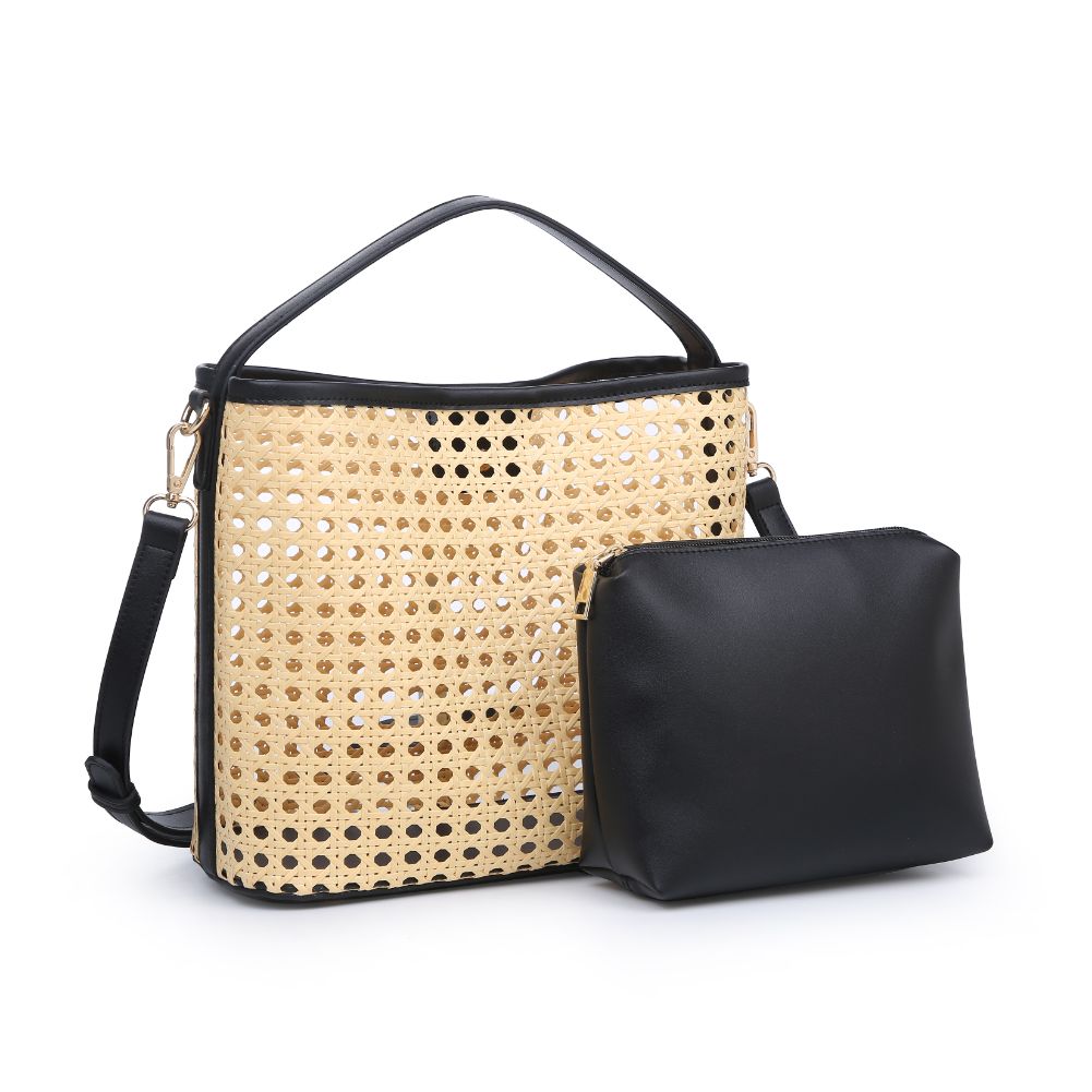 Product Image of Moda Luxe Roxanne Tote 842017124078 View 2 | Black