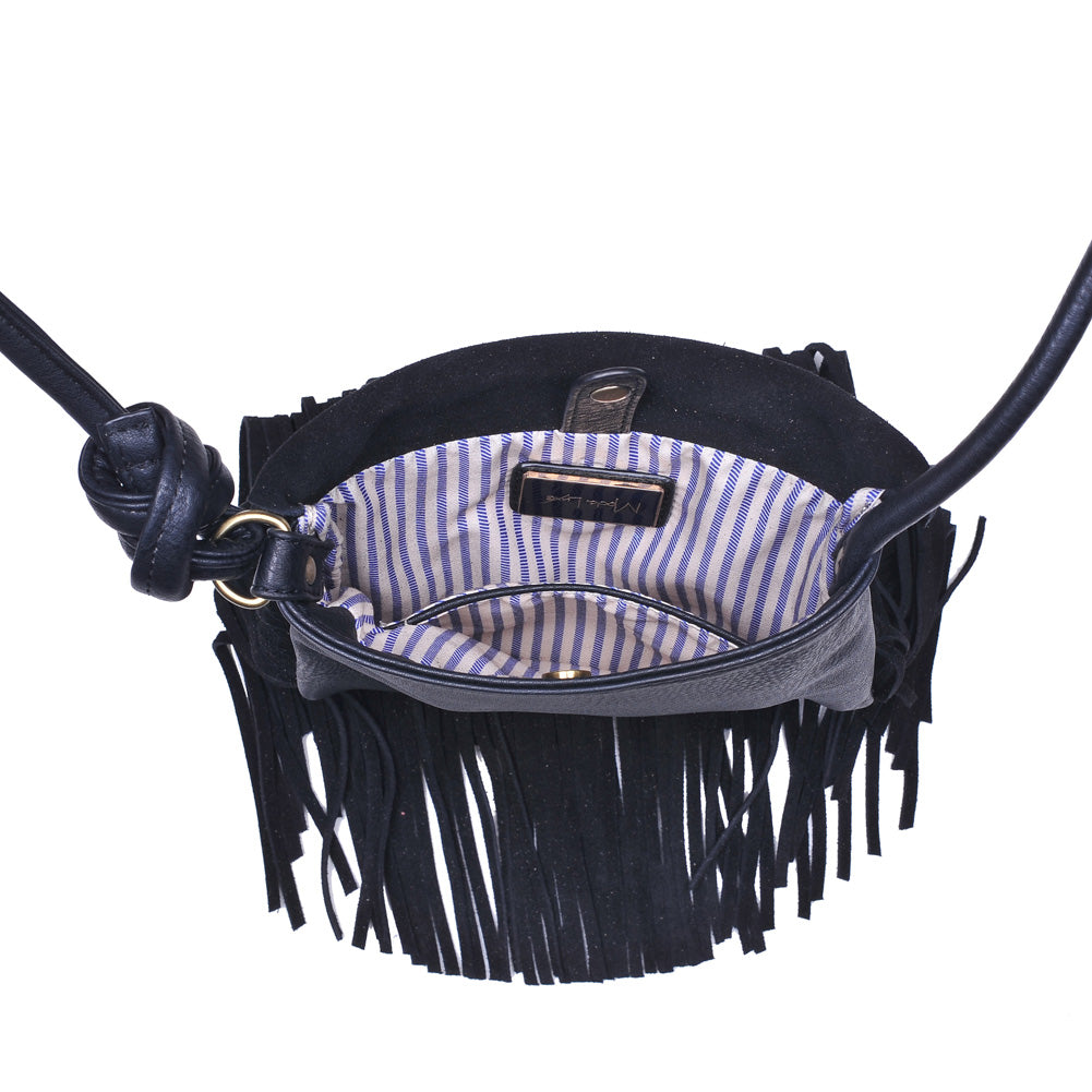 Product Image of Moda Luxe Winona Crossbody 819248015192 View 4 | Black