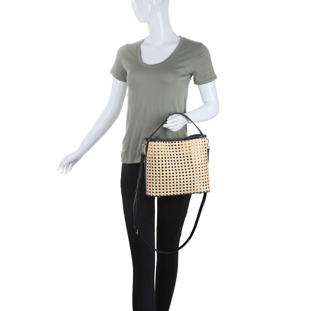 Product Image of Moda Luxe Roxanne Tote 842017124078 View 5 | Black