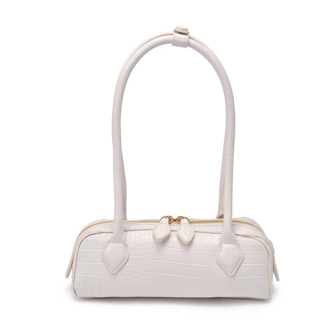 Woman wearing Ivory Moda Luxe Lola Shoulder Bag 842017139256 View 5 | Ivory