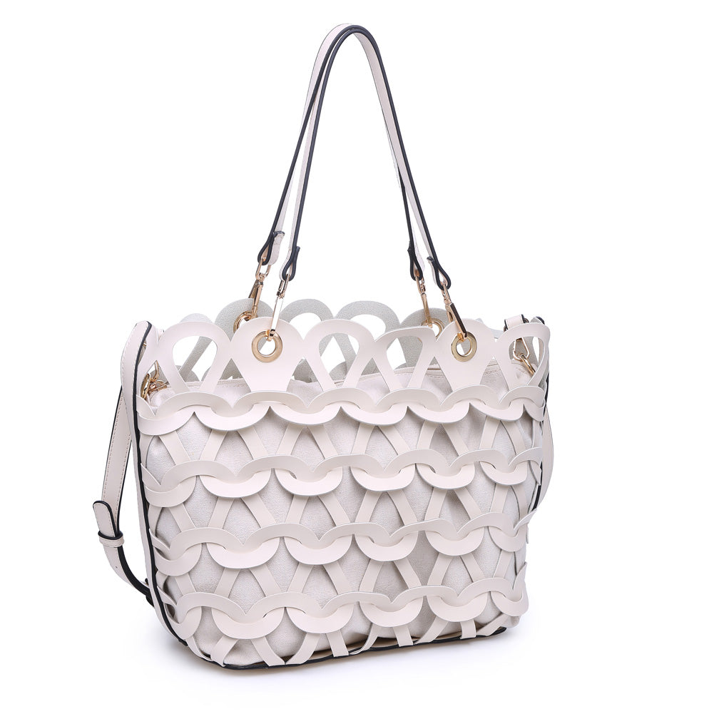 Product Image of Moda Luxe Paige Tote 842017119807 View 6 | White
