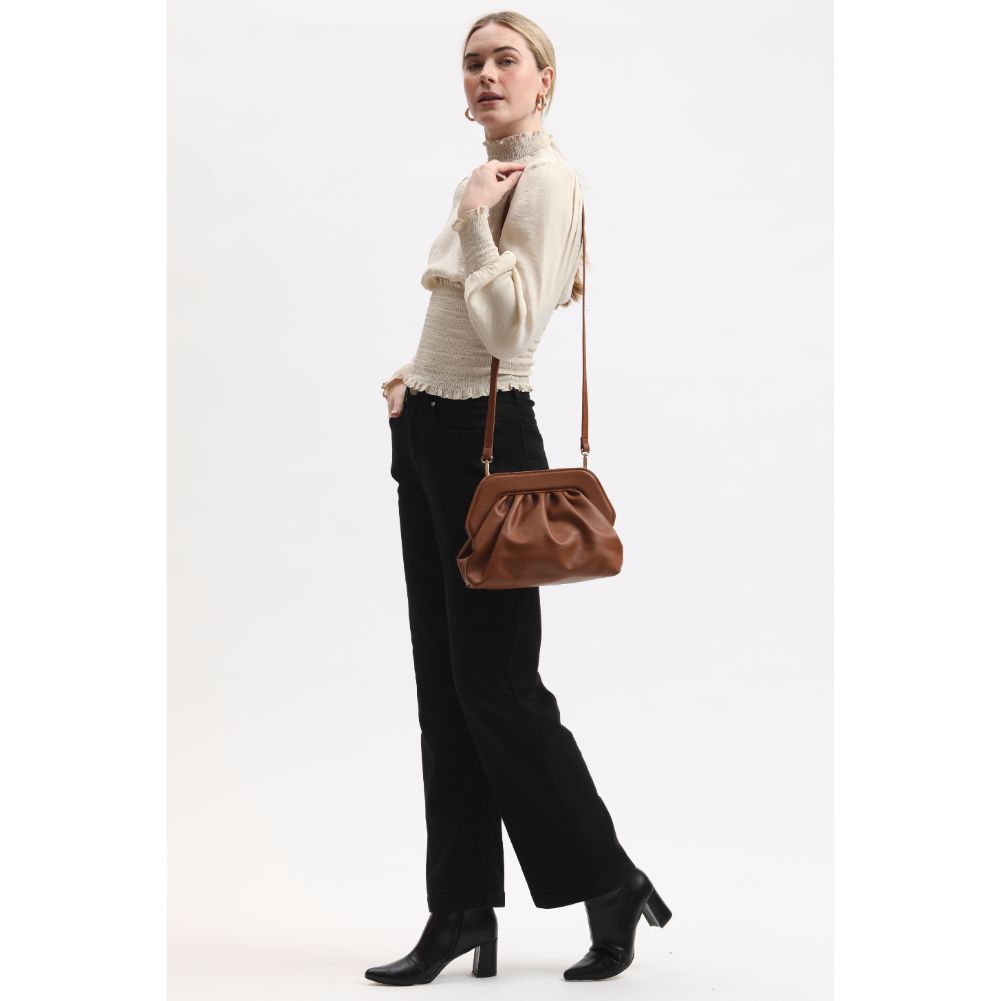 Woman wearing Tan Sol and Selene Charlotte Crossbody 842017134107 View 2 | Tan